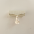 White Tassel Lipstick Case